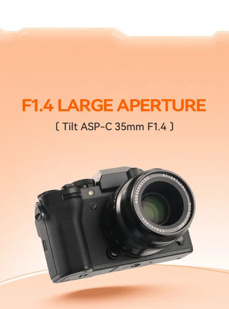  TTArtisan Tilt 35mm f/1.4 APS-C objektiv för Micro 4/3 från Kamda – snabb leverans och trygg e-handel