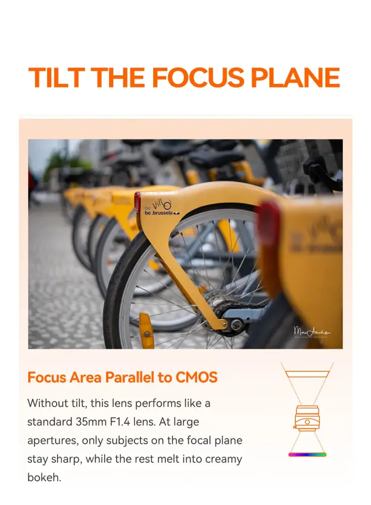 TTArtisan Tilt 35mm f/1.4 APS-C objektiv för Micro 4/3 från Kamda – snabb leverans och trygg e-handel