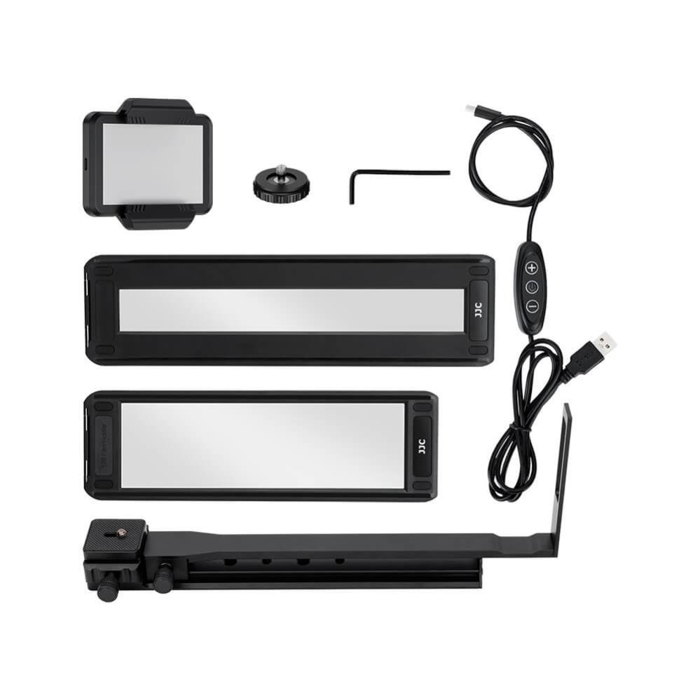  JJC FDA-S2 Digitalisering av 35mm och 120 film med justerbar stång och belysning från Kamda – snabb leverans och trygg e-handel