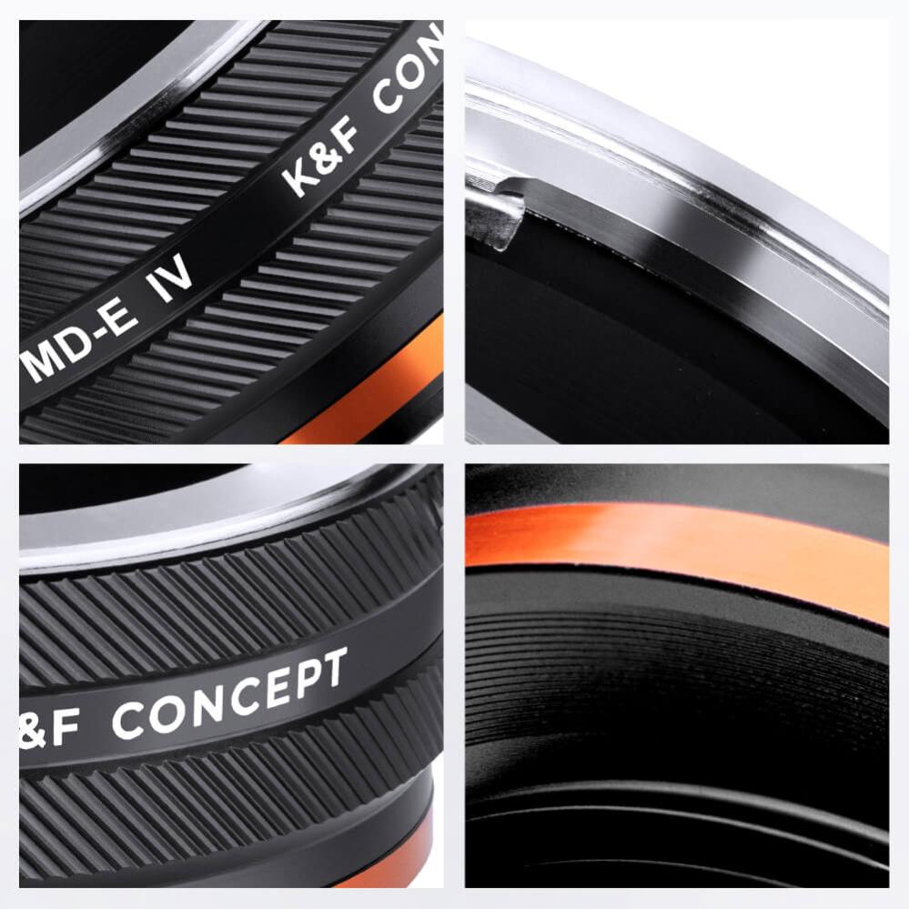 K&F Concept K&F Concept Objektivadapter IV Pro till Minolta MD MC objektiv for Sony E