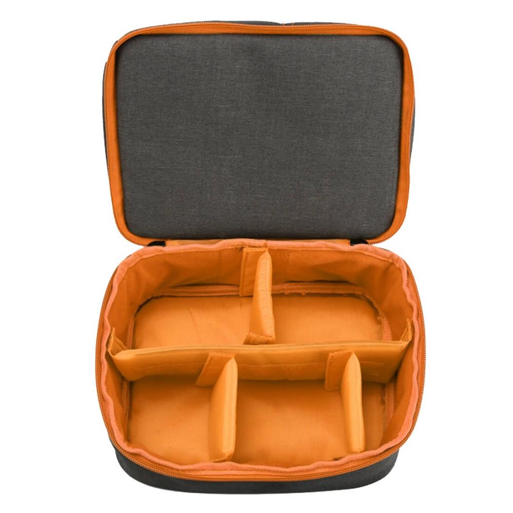 Huwang Huwang grå & orange Axelveske for kameraet