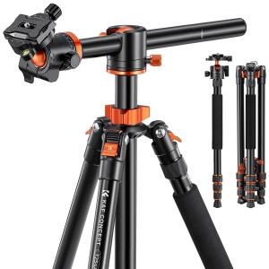 K&F Concept K&F Concept Kamerastativ med kulehode & fällbar midtsøyle 193cm