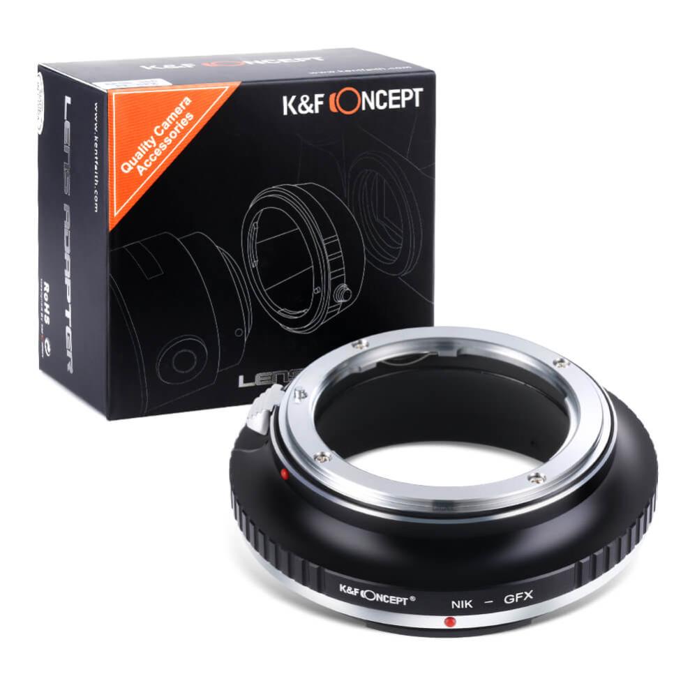 K&F Concept K&F Concept Objektivadapter for Nikon F objektiv for Fujifilm GFX kamerahus