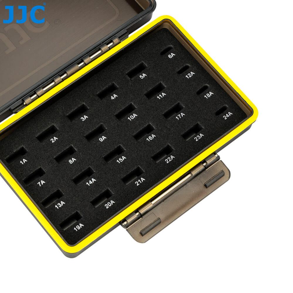 Kiwifotos JJC hårt Minnekortetui for USB Flash Drive 20x Type-A & 4x Type-C