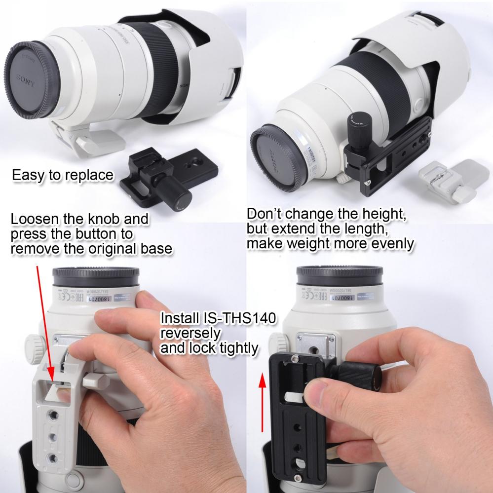iShoot iShoot stativfeste for Sony FE 70-200 / 2.8GM OSS, FE 100-400/4.5-5.6GM