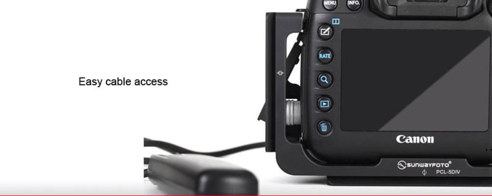 Sunwayfoto Sunwayfoto l-bracket for Canon EOS 5d mark iv