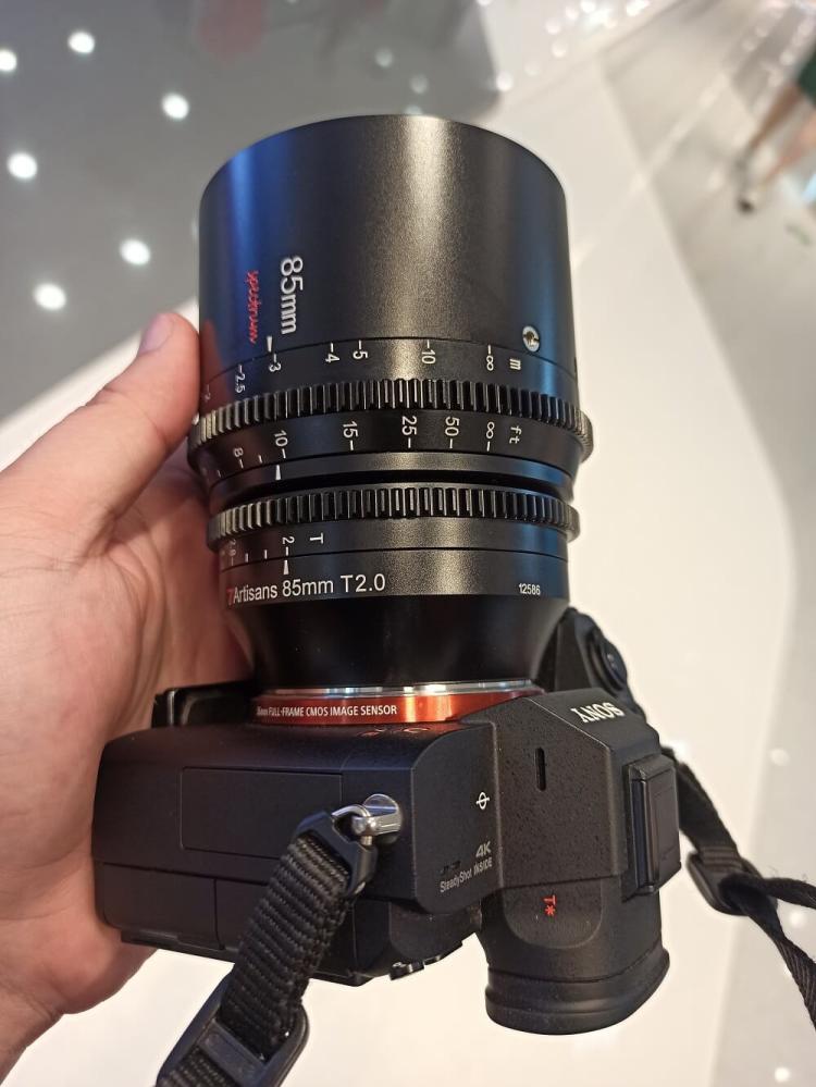 7Artisans 7Artisans 85mm T2.0 Fullformat Cinema objektiv for Canon EOS RF