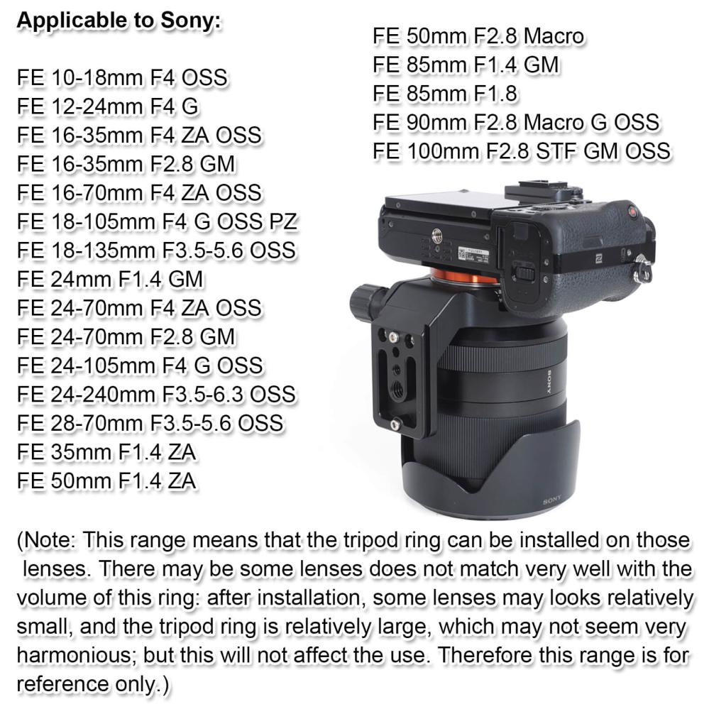 iShoot iShoot stativfeste for Sony FE 24-240mm F3.5-6.3 OSS