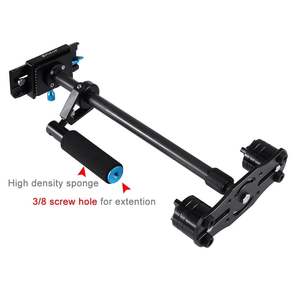 Puluz Puluz håndholdt karbonfiberstabilisator for DSLR / DV-kameraer (38