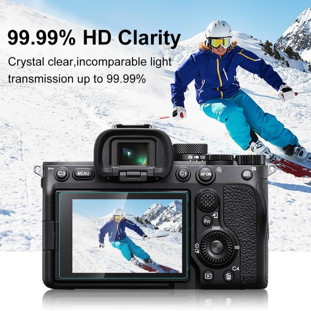 Puluz Puluz Skjermbeskytter herdet glas 9H for Sony Alpha A7/A7 IV/A7 MIV