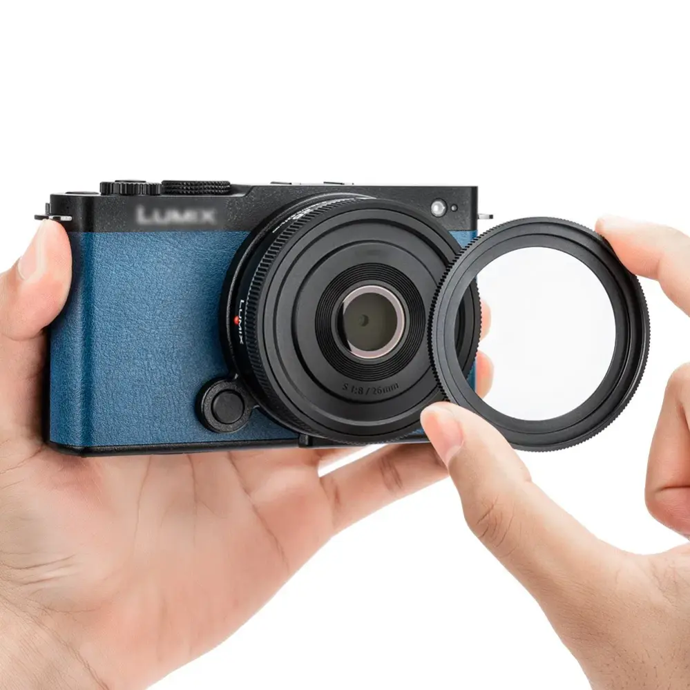 JJC JJC 2 i 1 Filteradapter 58mm & objektivdeksel for Panasonic Lumix S 26mm f/8
