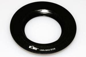 Kiwifotos Kiwifotos Objektivadapter till M42 för Canon EOS kamerahus
