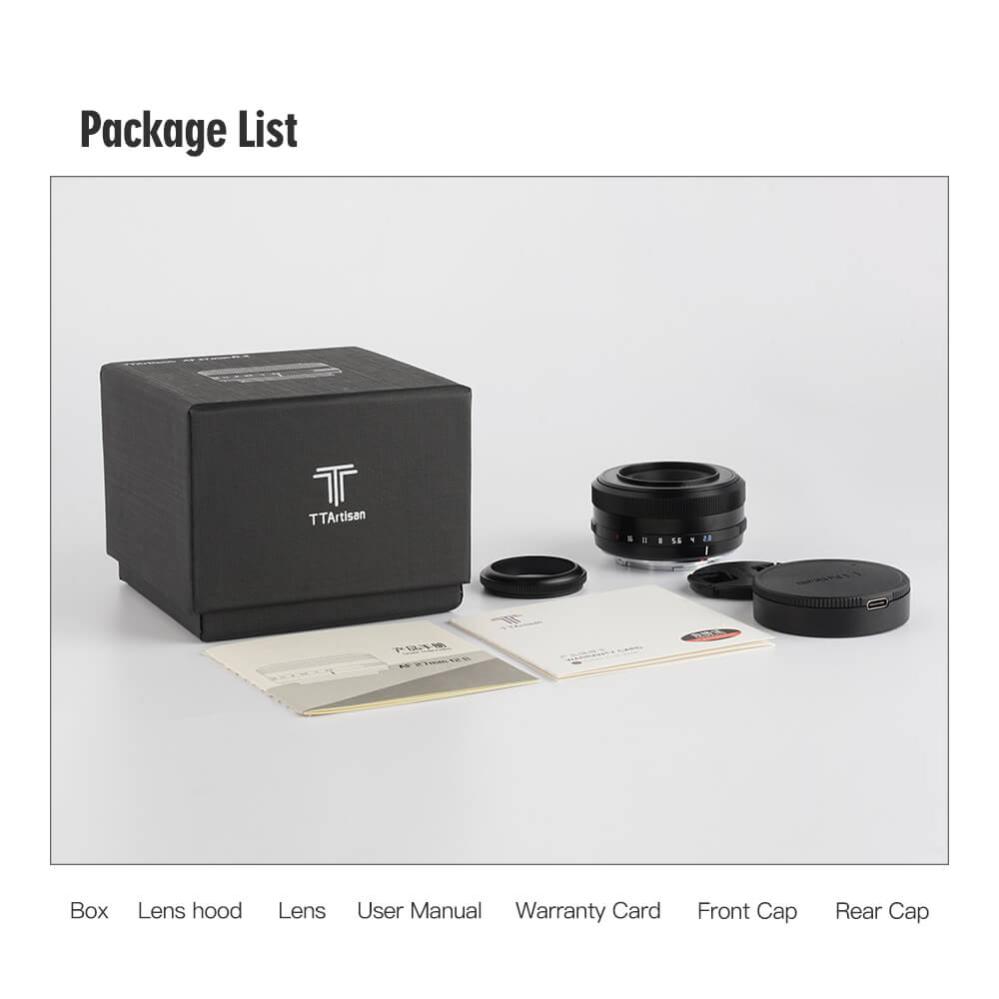 TTArtisan TTArtisan AF 27mm f/2.8 objektiv for Fujifilm X APS-C