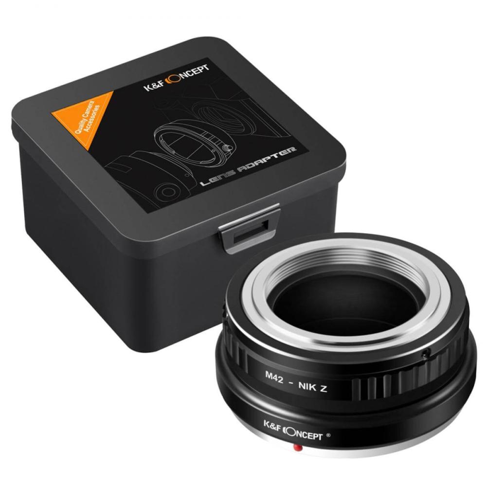 K&F Concept K&F Concept Objektivadapter till M42 objektiv for Nikon Z kamerahus