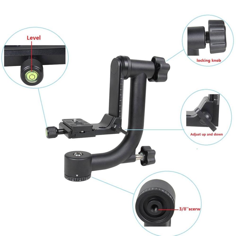 YELANGU Yelangu YLG0401e Robust gimbal for tyngre kameraer og objektiv