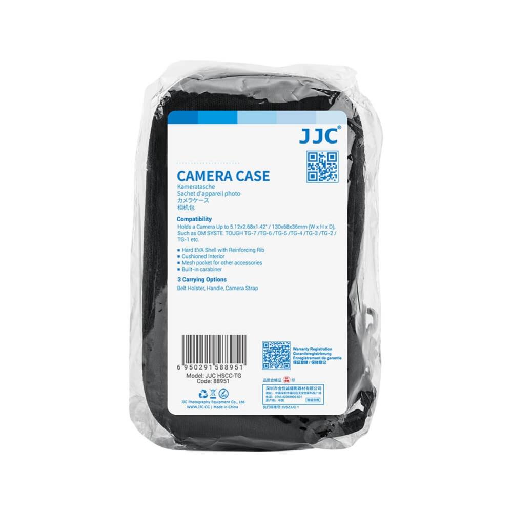 JJC JJC HSCC-TG Kameraväska för Olympus TG-serien av tåligt EVA-Skal 130x68x36mm