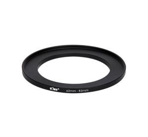 Kiwifotos Step-up-ring 62-82mm – gjør filtergjengene større