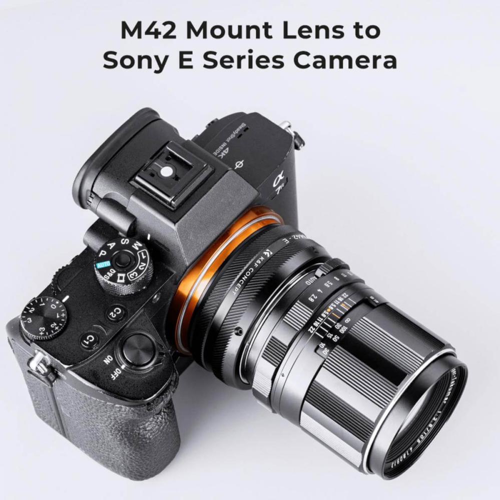 K&F Concept K&F Concept Objektivadapter IV Pro till M42-objektiv for Sony E
