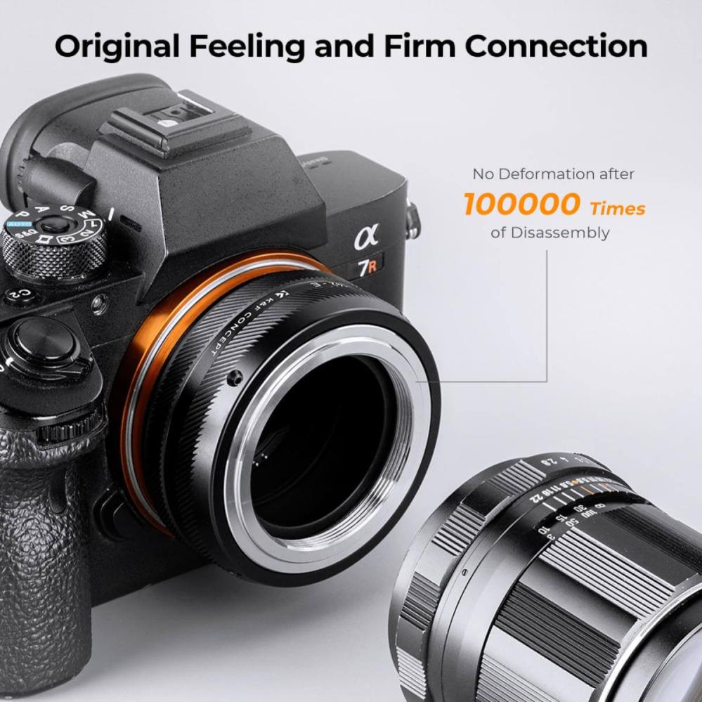 K&F Concept K&F Concept Objektivadapter IV Pro till M42-objektiv for Sony E