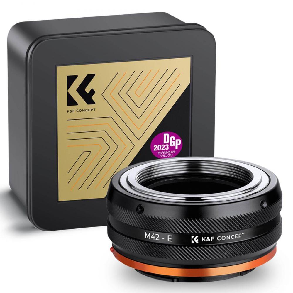 K&F Concept K&F Concept Objektivadapter IV Pro till M42-objektiv for Sony E