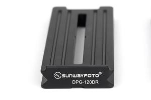 Sunwayfoto Sunwayfoto dpg-120dr raskkoblingsplate 120mm Arca Swiss med kantstöd