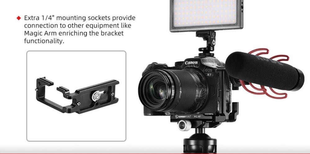 Sunwayfoto Sunwayfoto l-bracket for Canon EOS R7