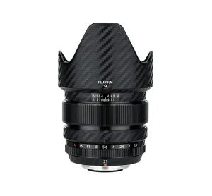 Kiwifotos Kiwifotos Skin for FUJIFILM XF 23mm f / 1.4 R - Svart karbonfiberfilm