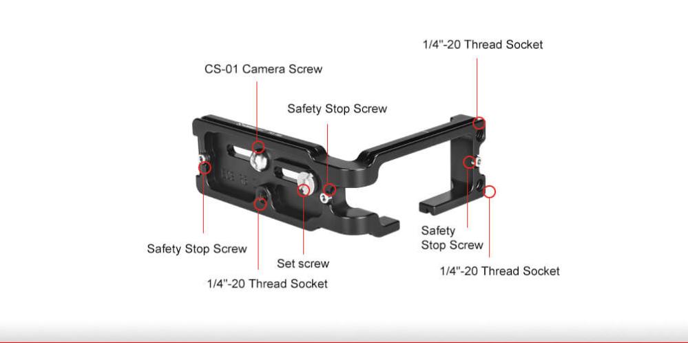Sunwayfoto Sunwayfoto l-bracket for Canon EOS R6 mark II