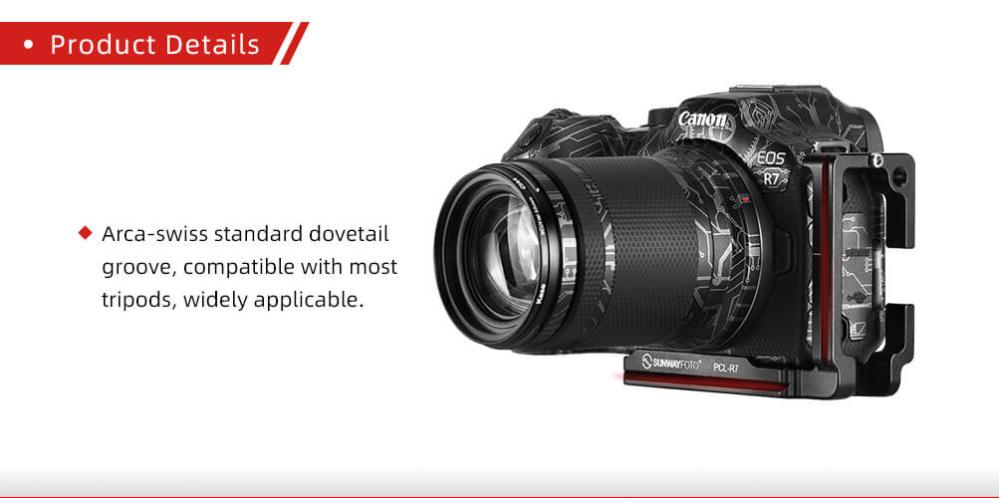 Sunwayfoto Sunwayfoto l-bracket for Canon EOS R7