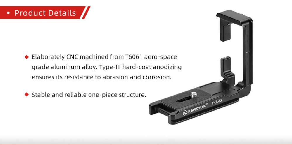 Sunwayfoto Sunwayfoto l-bracket for Canon EOS R7
