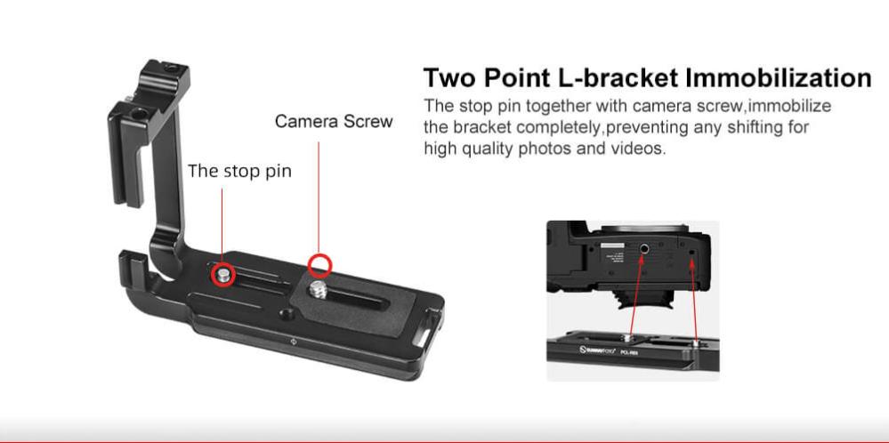 Sunwayfoto Sunwayfoto l-bracket for Canon EOS R6 mark II