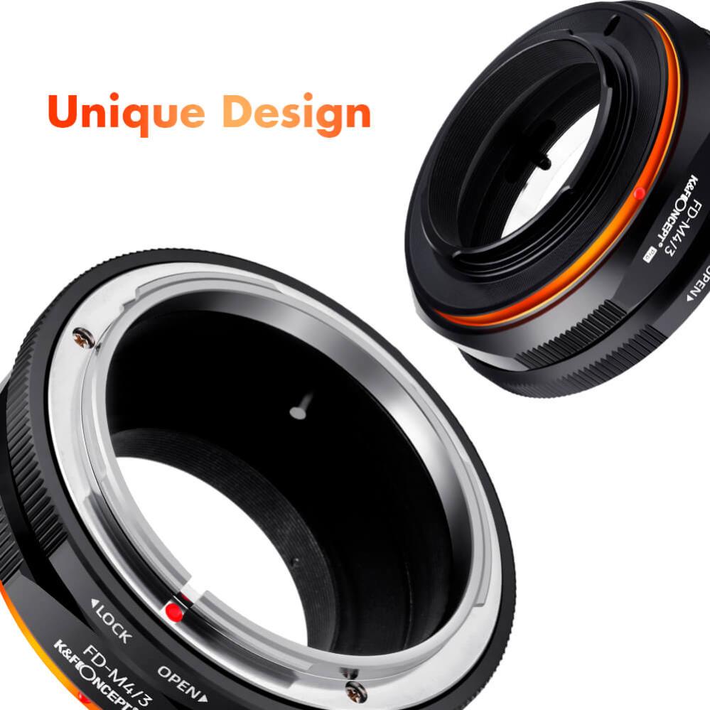 K&F Concept K&F Objektivadapter till Canon FD objektiv for Micro 4/3 kamerahus