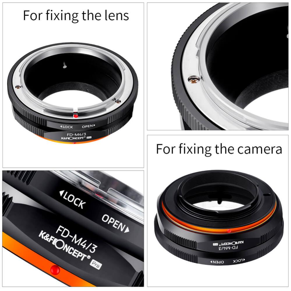 K&F Concept K&F Objektivadapter till Canon FD objektiv for Micro 4/3 kamerahus