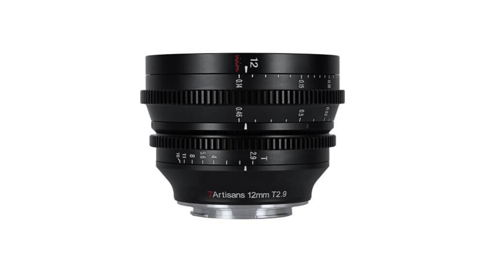 7Artisans 7Artisans 12mm T2.9 Vision Cinema objektiv APS-C for Canon EOS RF