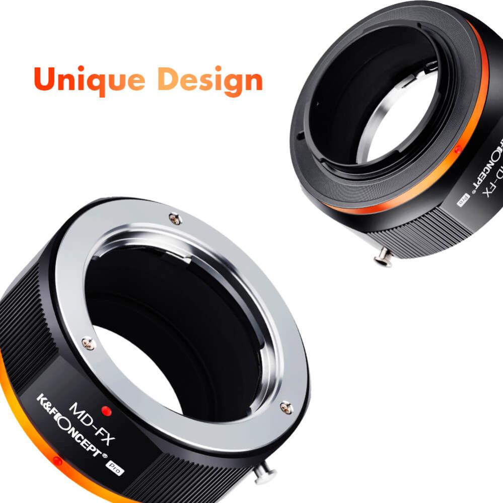 K&F Concept K&F Objektivadapter for Minolta MC MD objektiv for Fujifilm X kamerahus