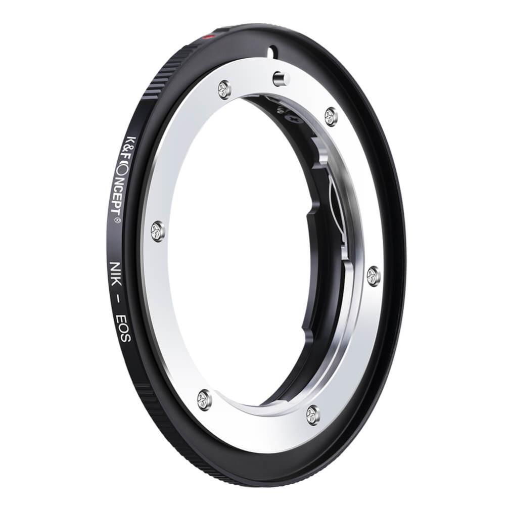 K&F Concept K&F Concept Objektivadapter till Nikon F objektiv för Canon EOS kamerahus