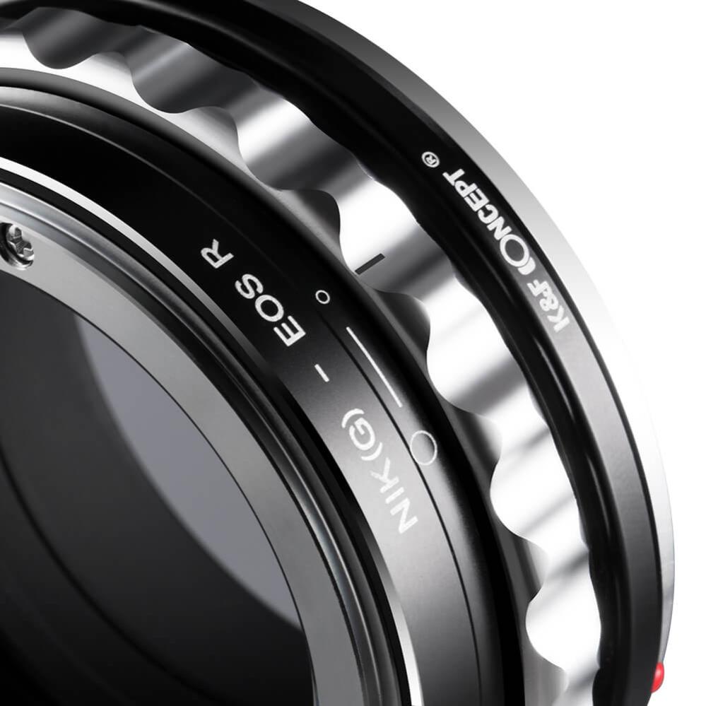 K&F Concept K&F Concept Objektivadapter for Nikon G objektiv for Canon EOS R kamerahus