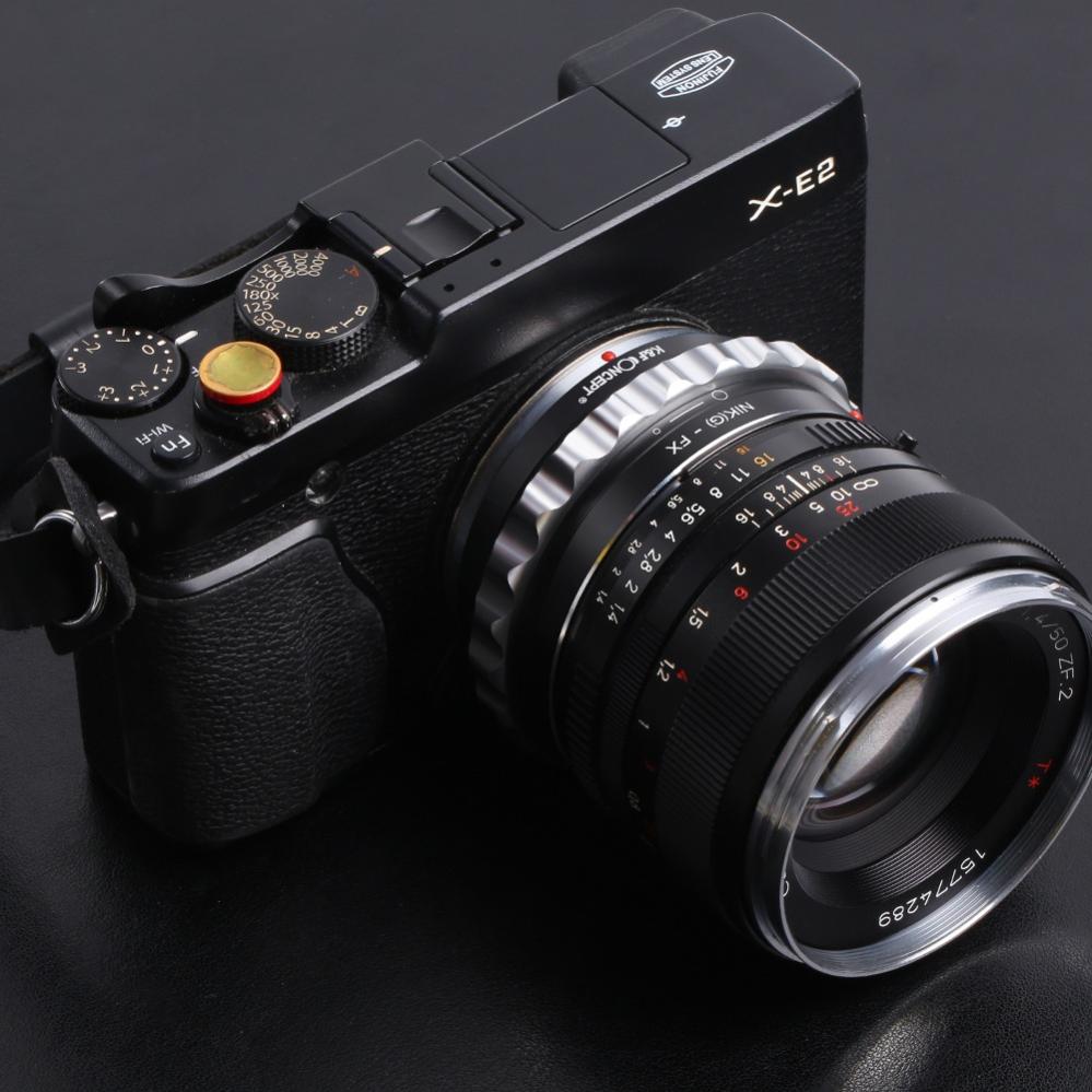 K&F Concept K&F Concept Objektivadapter for Nikon G objektiv for Fujifilm X kamerahus