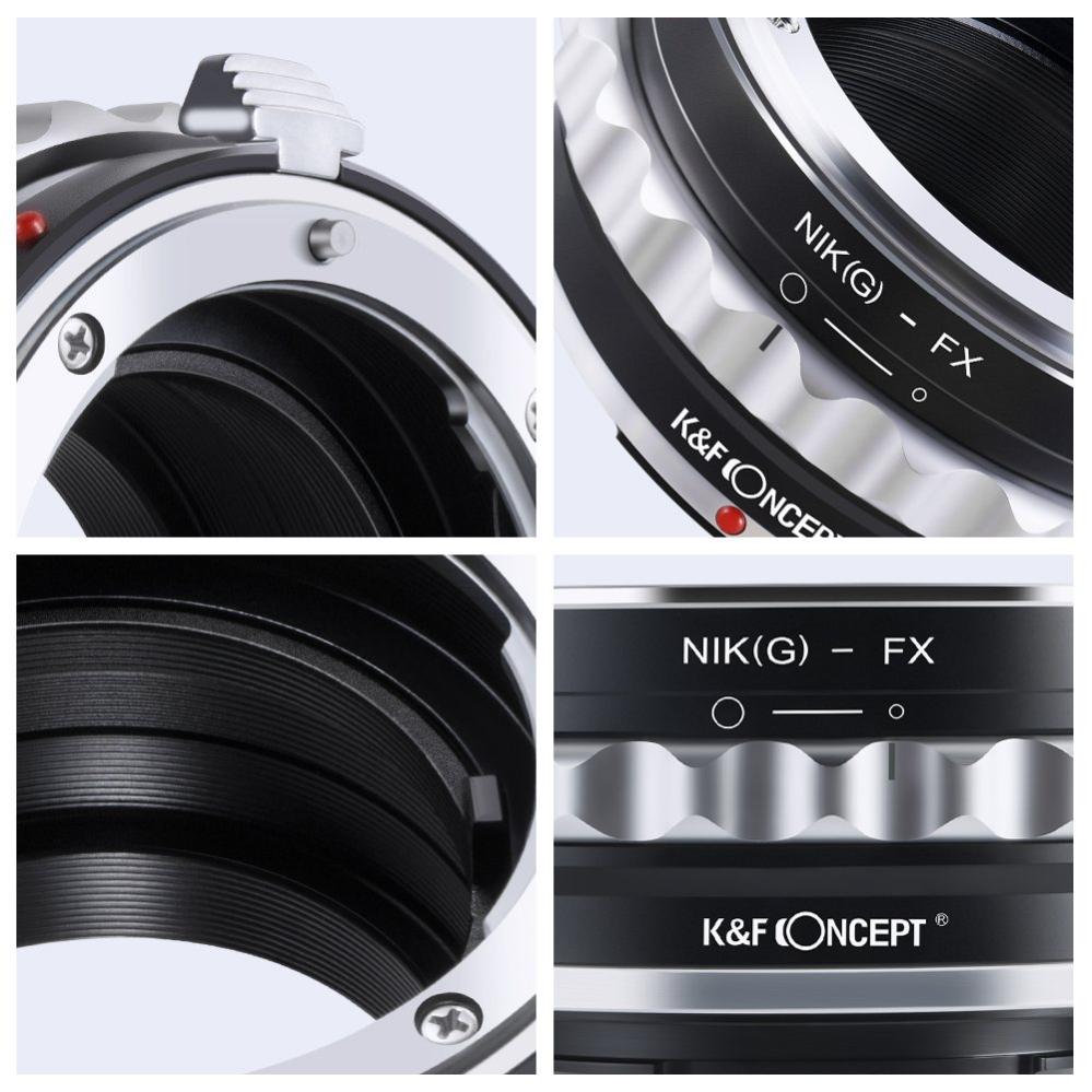 K&F Concept K&F Concept Objektivadapter for Nikon G objektiv for Fujifilm X kamerahus