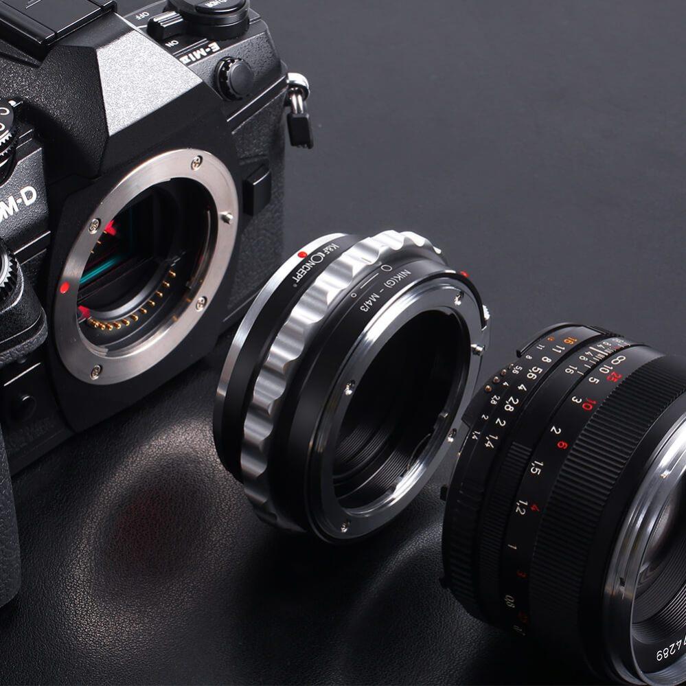 K&F Concept K&F Concept Objektivadapter till Nikon G/F objektiv for Micro 4/3 kamerahus