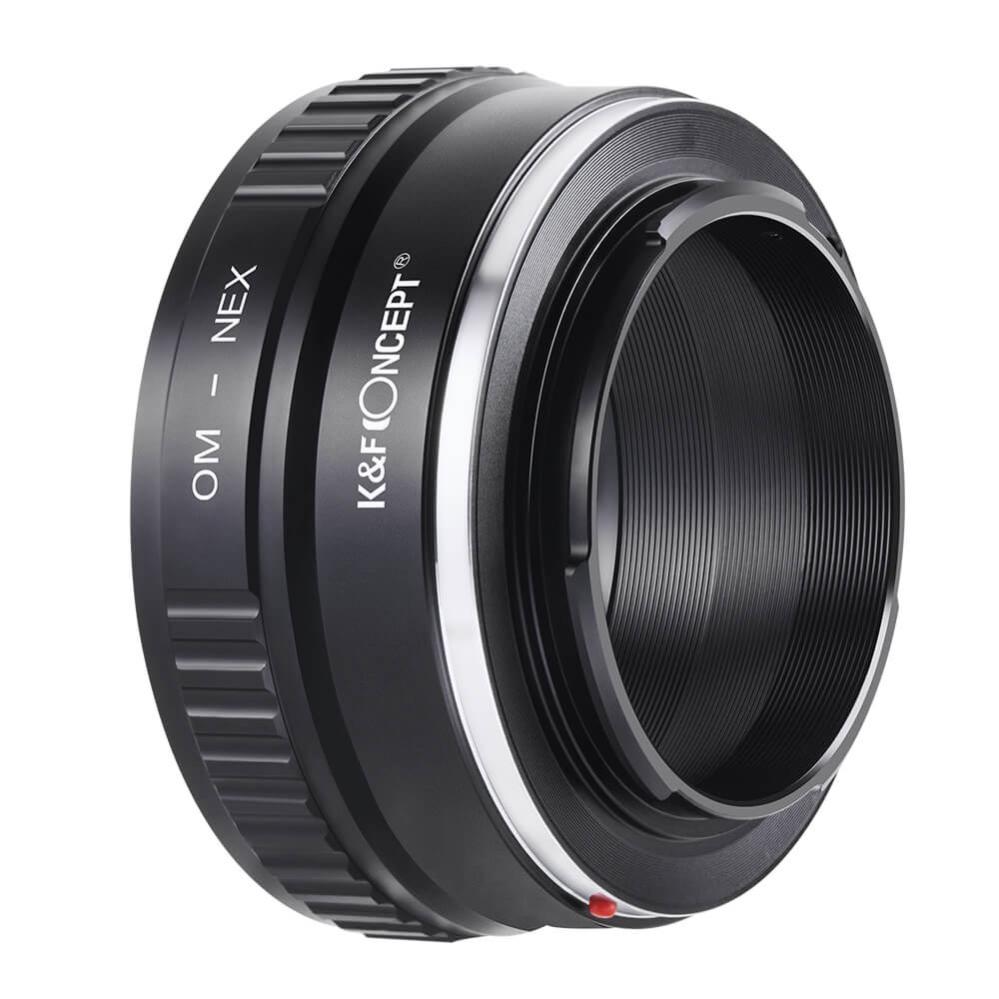 K&F Concept K&F Objektivadapter till Olympus OM objektiv for Sony E kamerahus