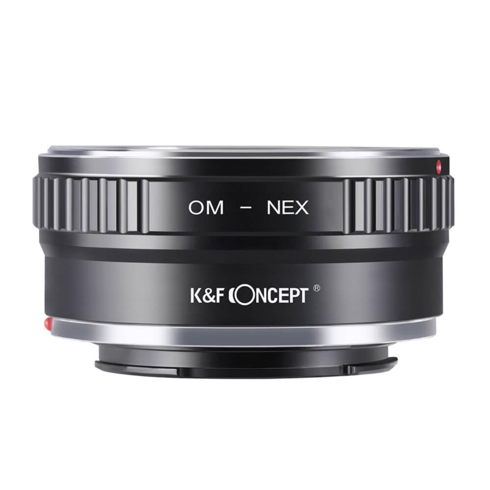 K&F Concept K&F Objektivadapter till Olympus OM objektiv for Sony E kamerahus