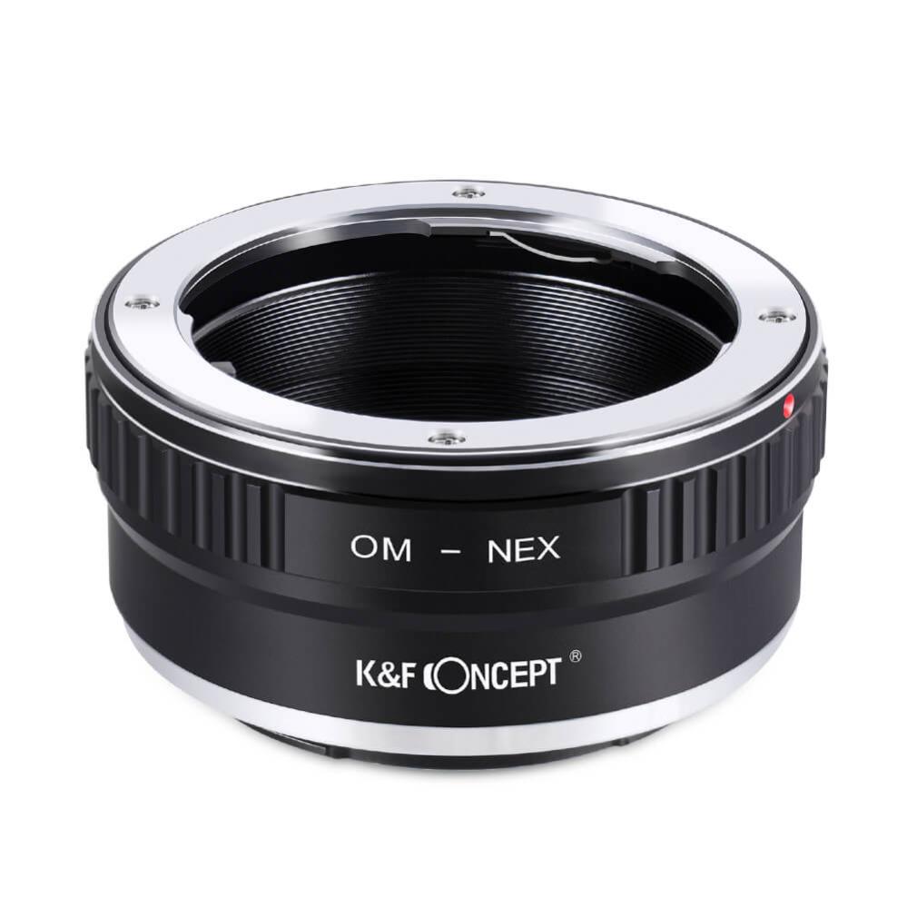 K&F Concept K&F Objektivadapter till Olympus OM objektiv for Sony E kamerahus