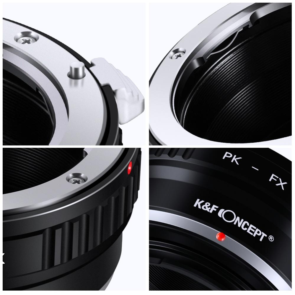 K&F Concept K&F Concept Objektivadapter for Pentax K objektiv for Fujifilm X kamerahus