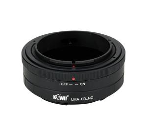 Kiwifotos Kiwifotos Objektivadapter till Canon FD for Nikon Z kamerahus