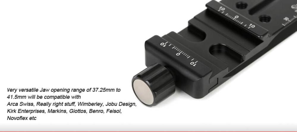 Sunwayfoto Sunwayfoto 140mm Nodalskinne med dovetail-spor