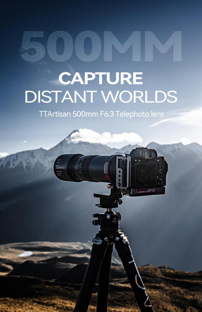 TTArtisan TTArtisan 500mm f/6.3 Fullformat objektiv for Canon EOS DSLR