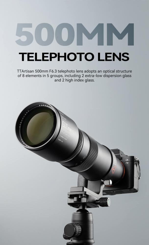 TTArtisan TTArtisan 500mm f/6.3 Fullformat objektiv for Canon EOS DSLR