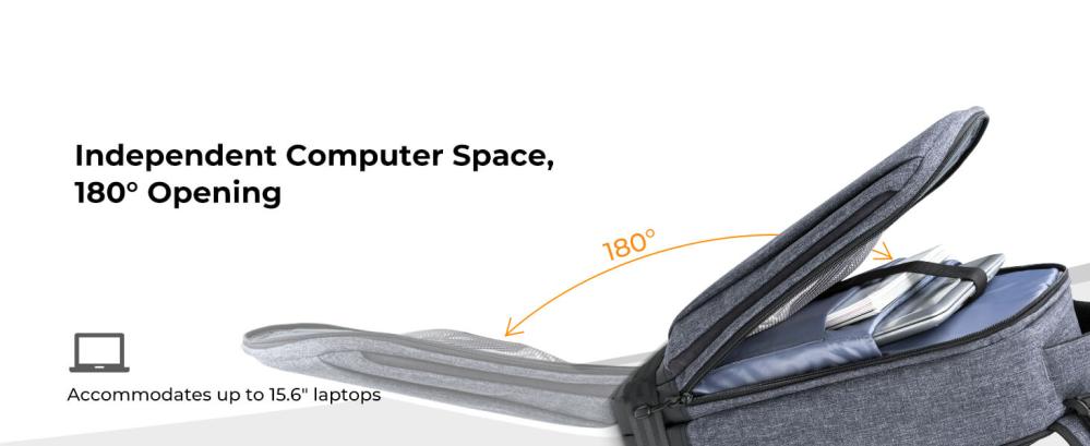 K&F Concept K&f concept kameraryggsekk med stort fack för kameran 17liter