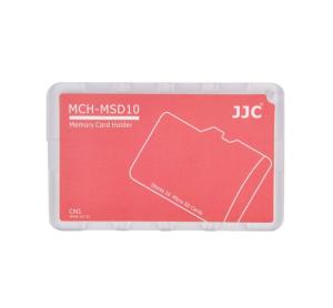 JJC JJC Minnekortholder rød for 10xMSD kreditkortformat